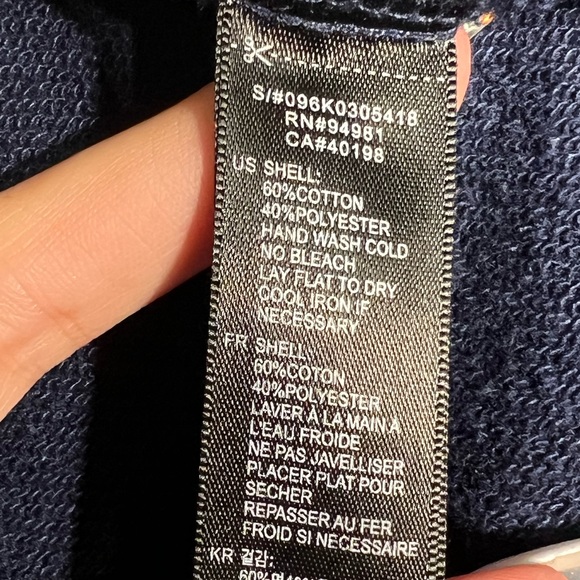 Cute blue blazer with two buttons size medium cotton/polyester - Picture 8 of 8